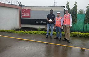 歐文斯科寧工廠(chǎng)考察